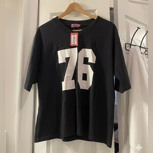 Edikted | Black and White Number 76 T-Shirt